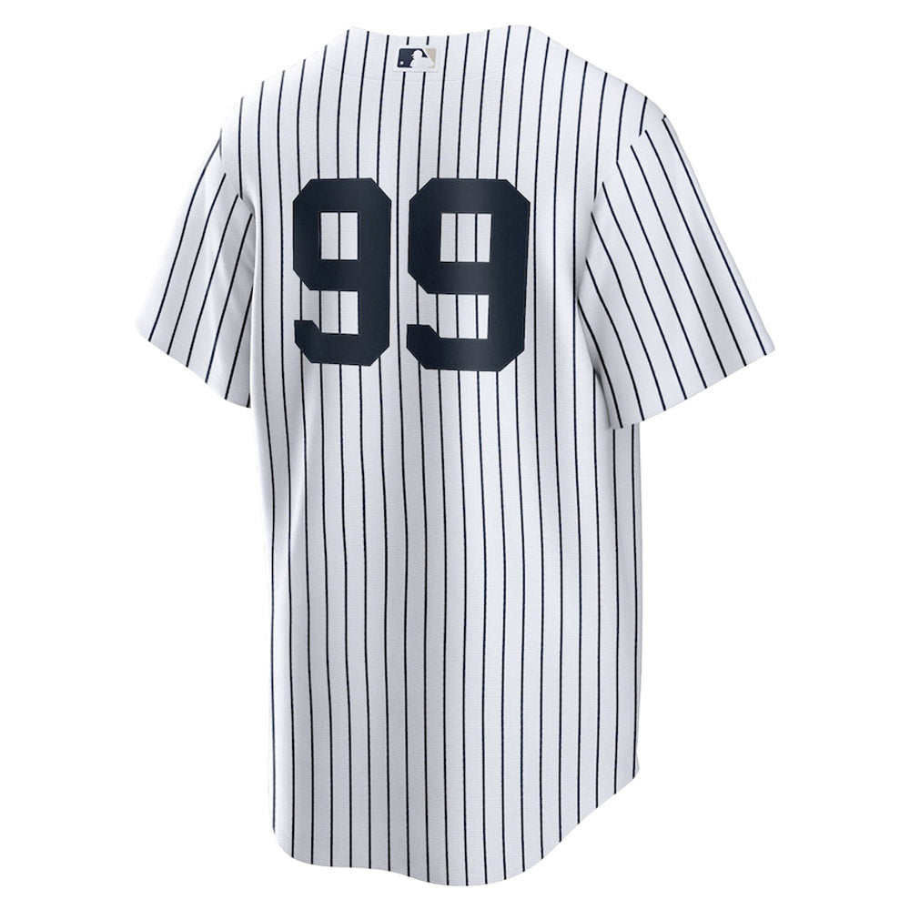 Men's New York Yankees Aaron Judge Cool Base Replica Home Jersey - White