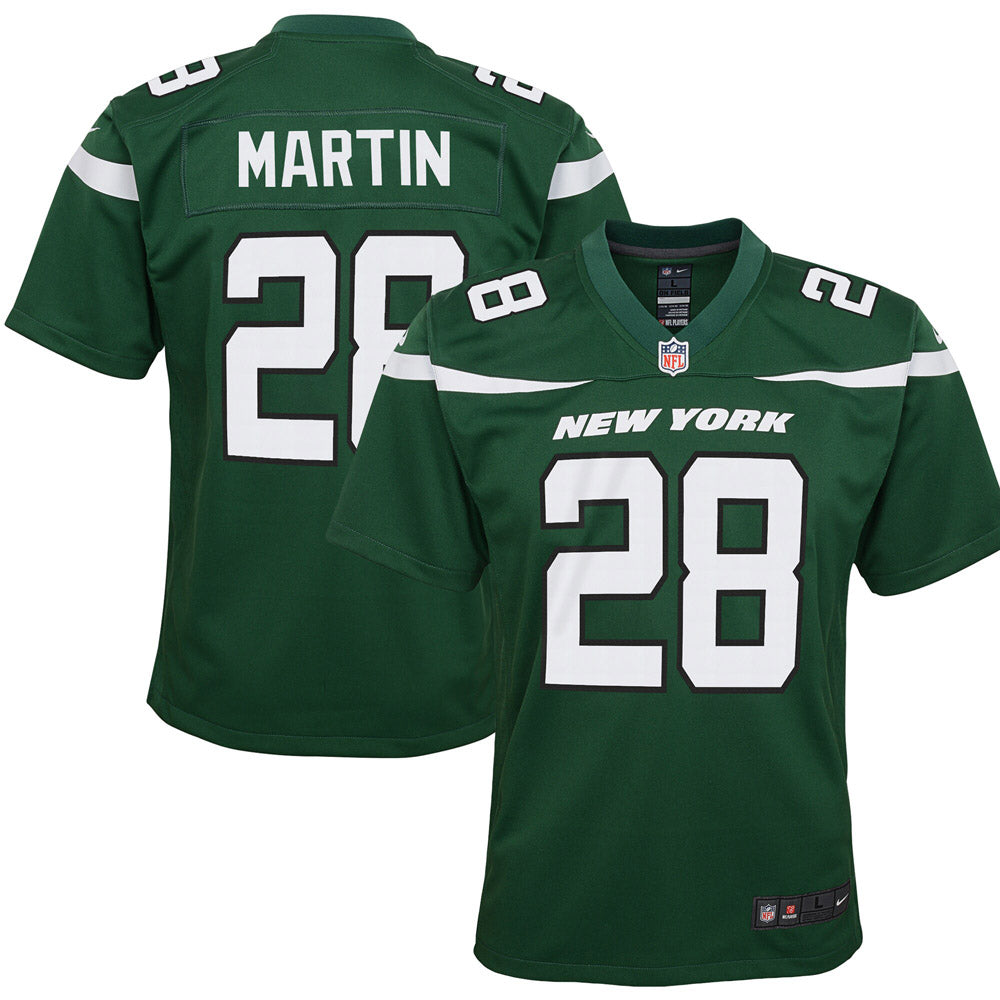 Youth New York Jets Curtis Martin Game Jersey Gotham Green